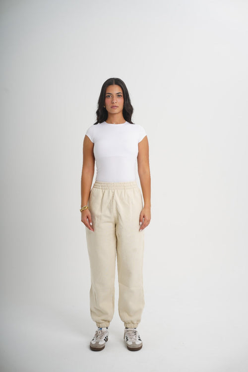 White Quarter Sleeve ComfortFlex™ Bodysuit — ComfortFlex 88% polyamide + 12% elastane quarter-sleeve bodysuit | Basiclook Canada
